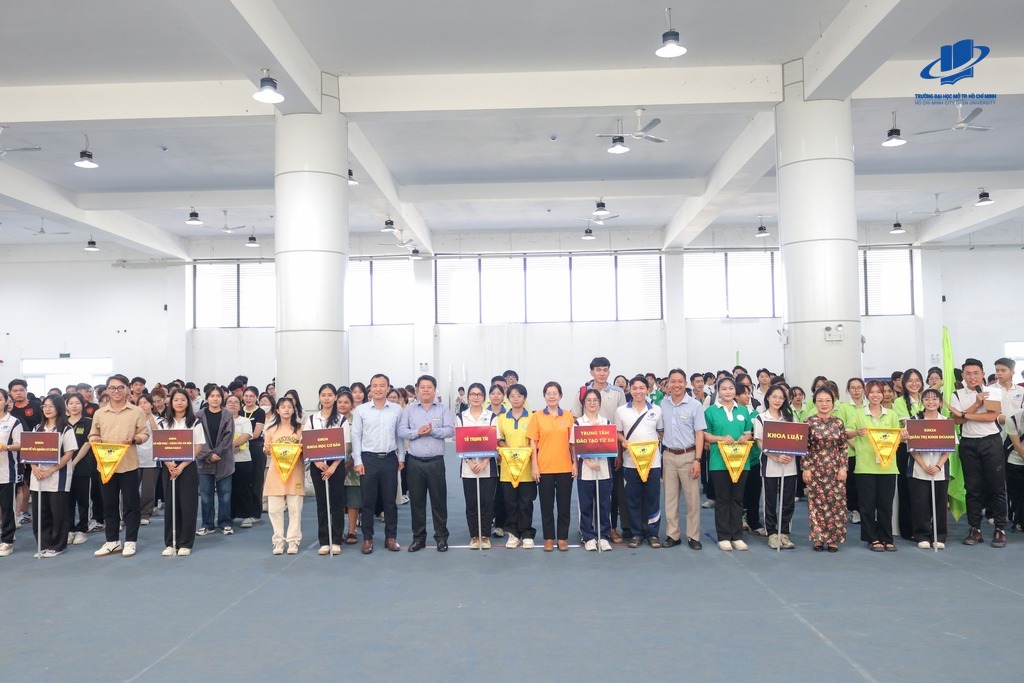 Thành tích đoàn thể thao khoa Xây dựng trong Hội thao truyền thống  Trường Đại học Mở thành phố Hồ Chí Minh