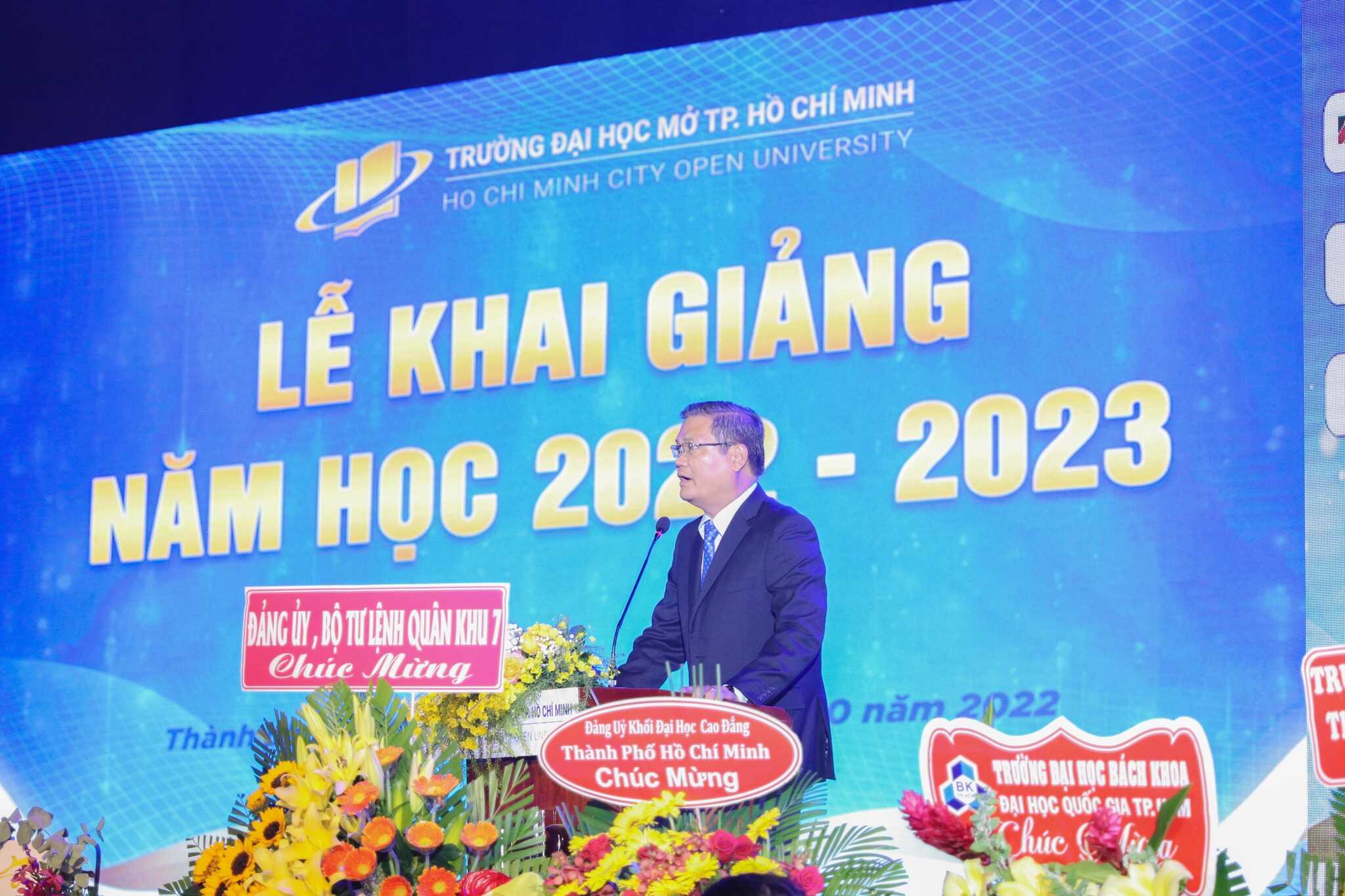 LỄ KHAI GIẢNG NĂM HỌC 2022-2023 TRƯỜNG ĐẠI HỌC MỞ TP. HỒ CHÍ MINH